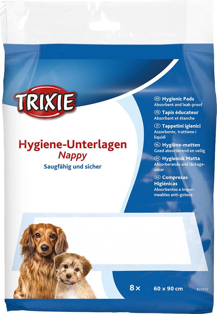 TRIXIE Hygiene-Unterlage Nappy, 60 x 90 cm, 8 Stück