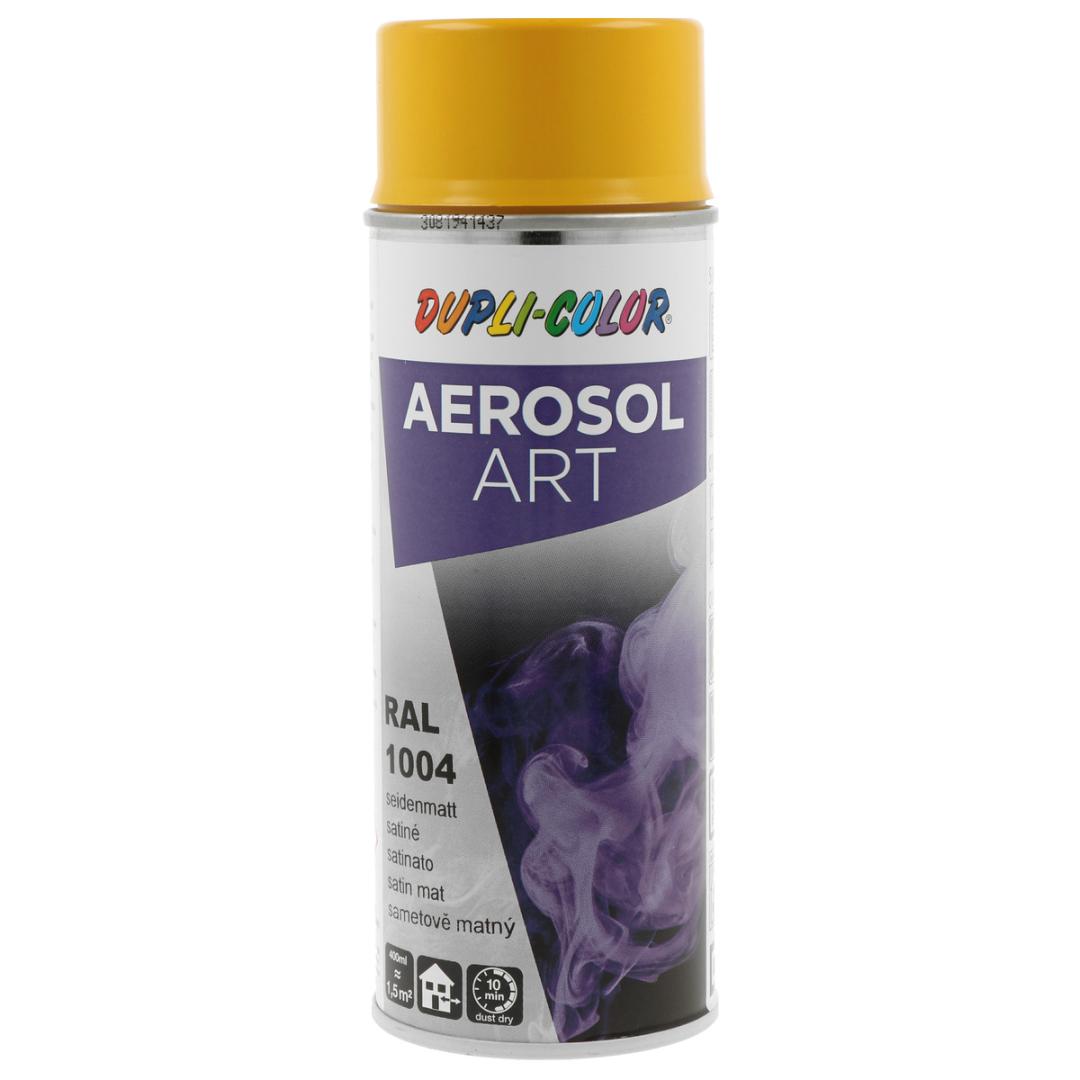 DUPLI-COLOR Aerosol Art RAL 1004 goldgelb seidenmatt, 400 ml