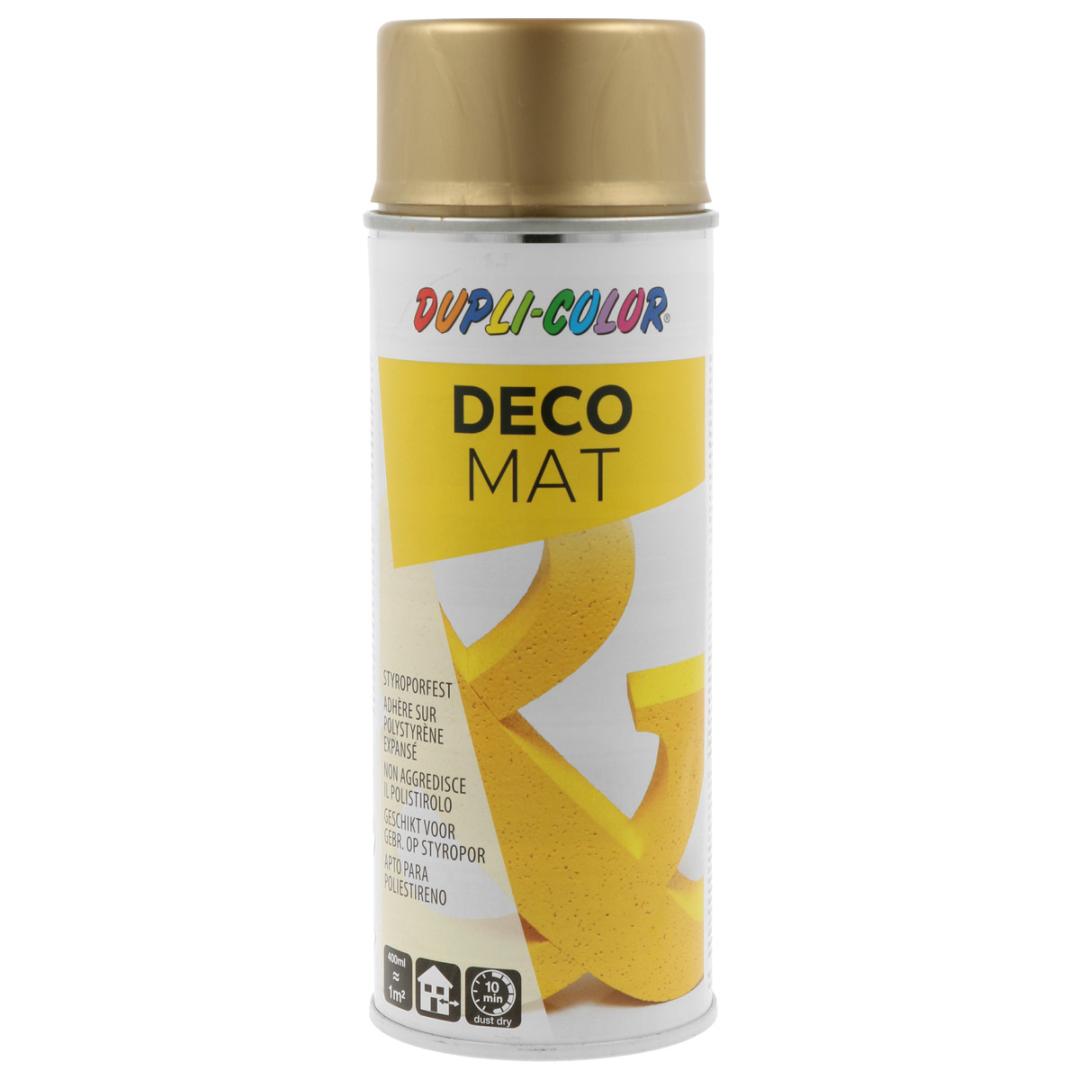 DUPLI-COLOR DECO MAT Goldbronze, 400 ml