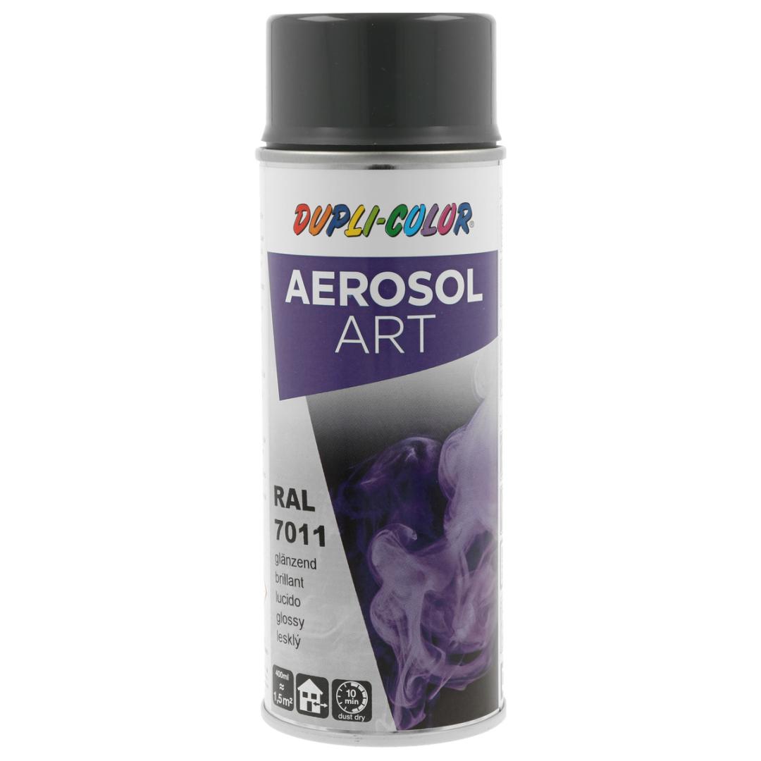 DUPLI-COLOR Aerosol Art RAL 7011 eisengrau glanz, 400 ml