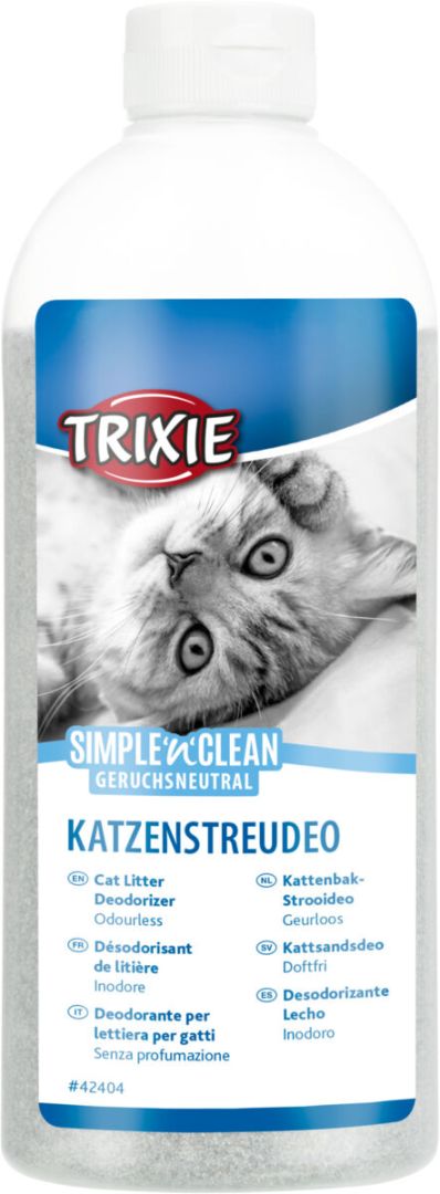 TRIXIE Simple'n'Clean Katzenstreudeo, Aktivkohle, 750 g