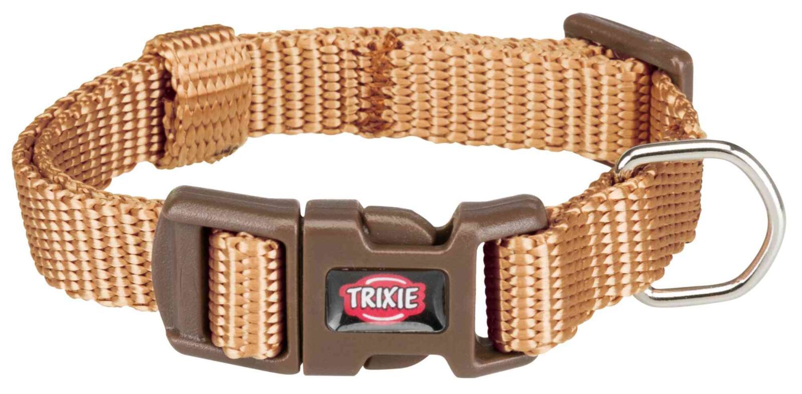 TRIXIE Premium Halsband, XXS–XS: 15–25 cm / 10 mm, karamell