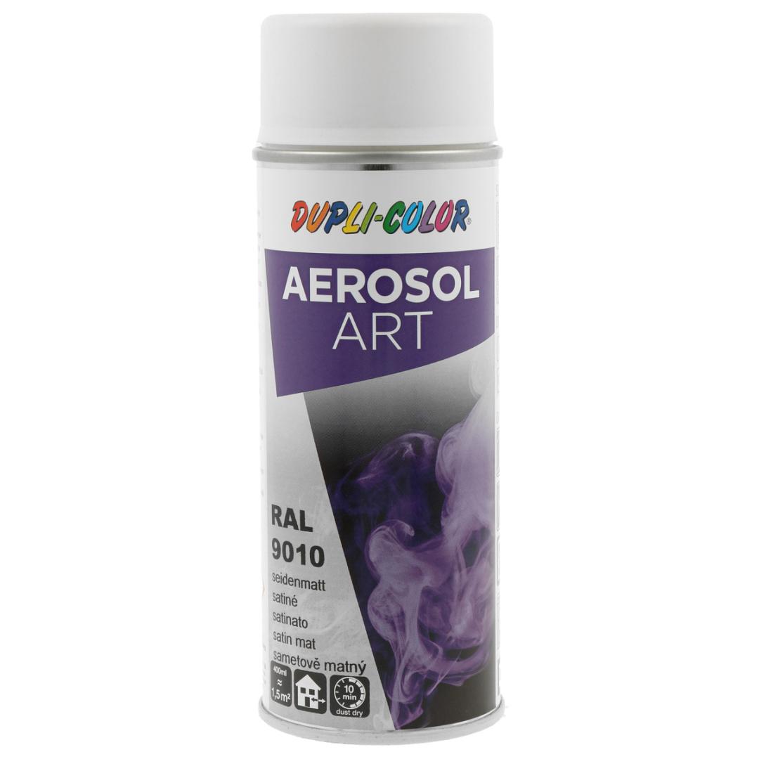 DUPLI-COLOR Aerosol Art RAL 9010 reinweiss seidenmatt, 400 ml