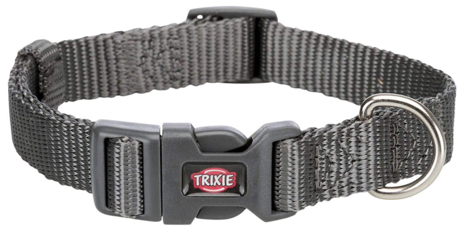 TRIXIE Premium Halsband, S: 25–40 cm / 15 mm, grafit