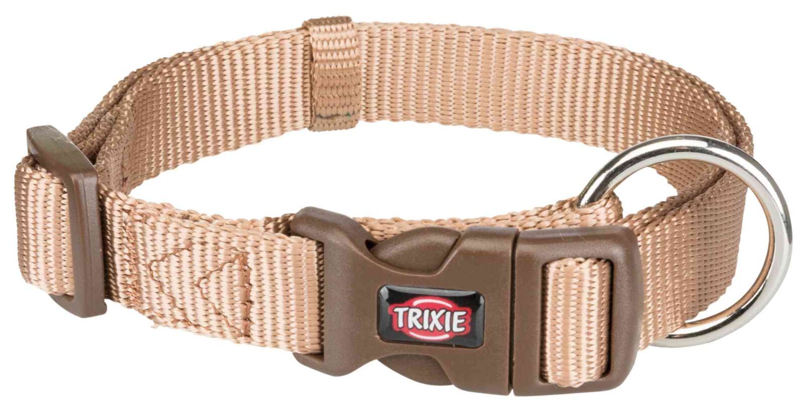 TRIXIE Premium Halsband, M–L: 35–55 cm / 20 mm, karamell