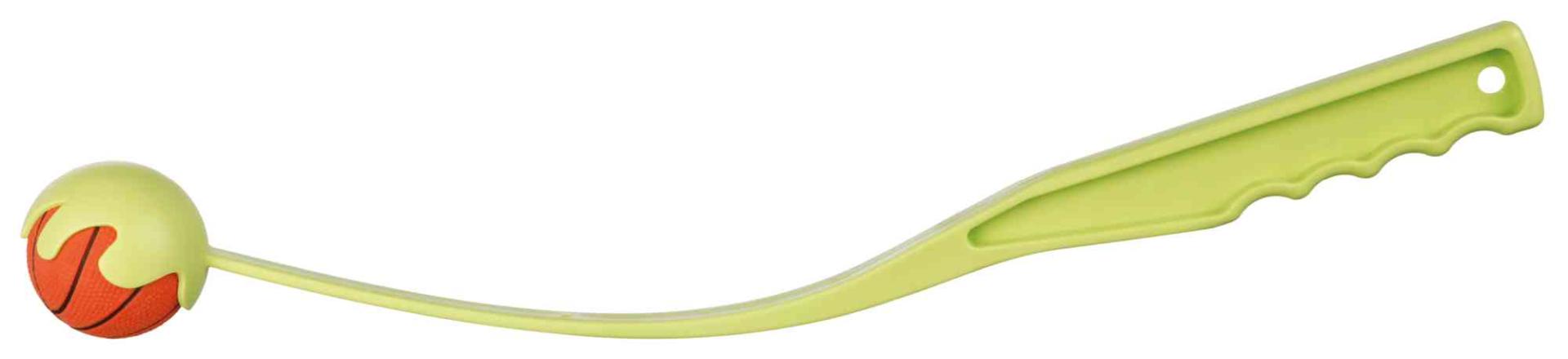 TRIXIE Ballschleuder mit Ball, Kunststoff / Moosgummi, Ø 5,5 / 50 cm
