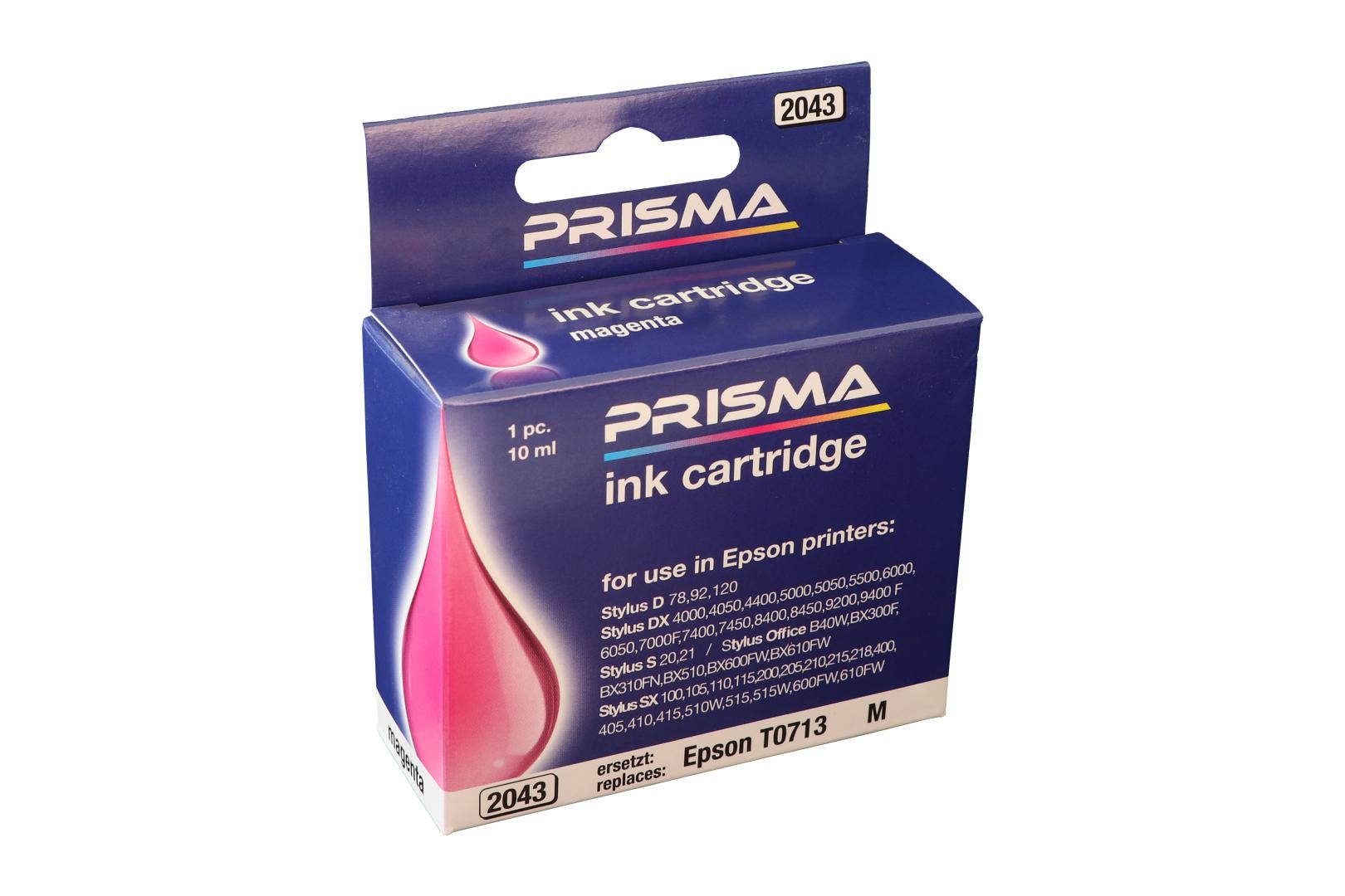 PRISMA 2043 Druckerpatrone für Epson Tintenstrahldrucker, magenta, 10 ml