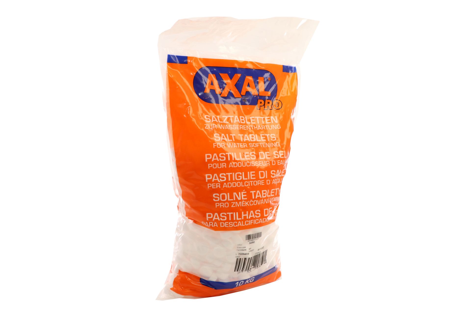 AXAL PRO Regeneriersalz, Salztabletten zur Wasseraufbereitung, 10 kg