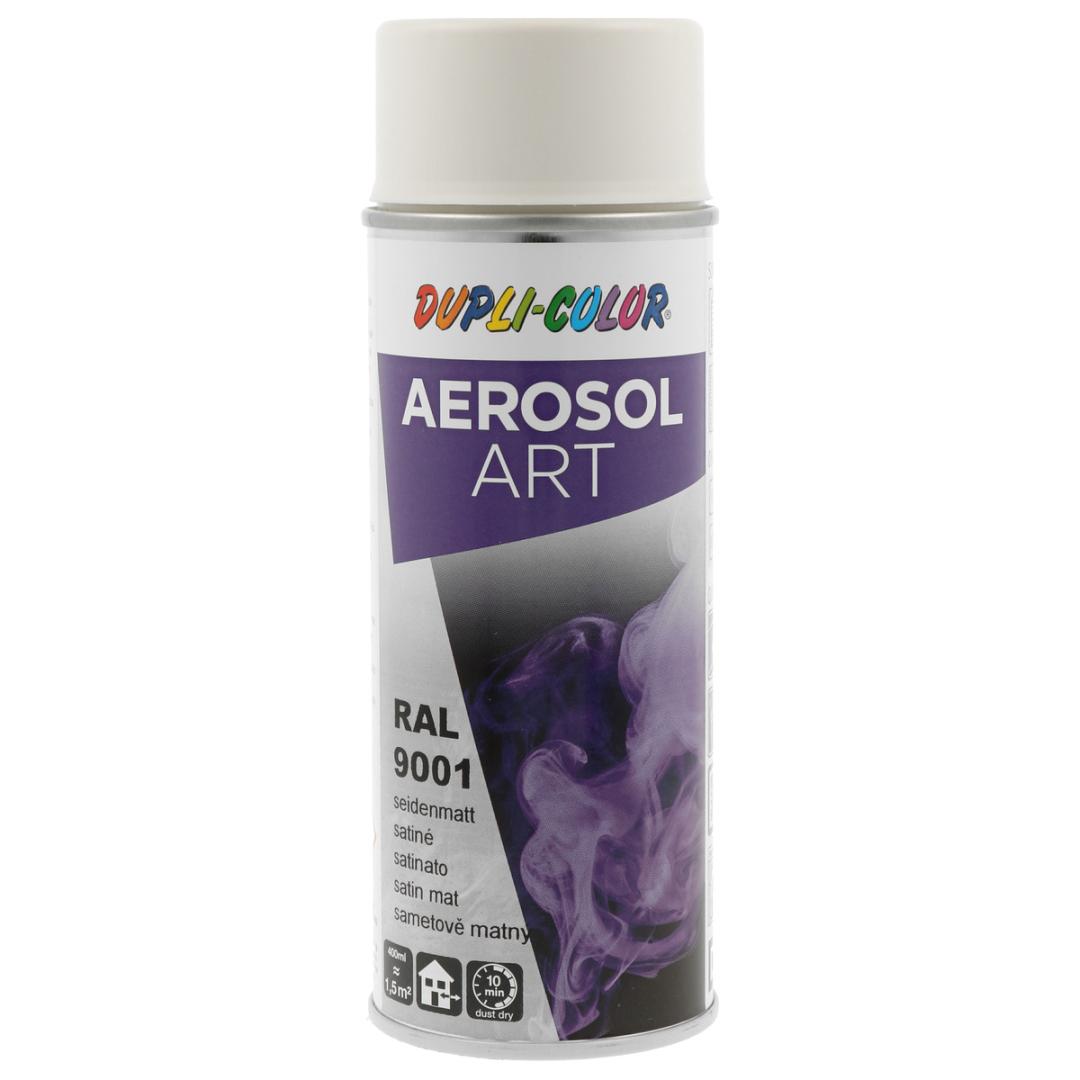 DUPLI-COLOR Aerosol Art RAL 9001 cremeweiss seidenmatt, 400 ml