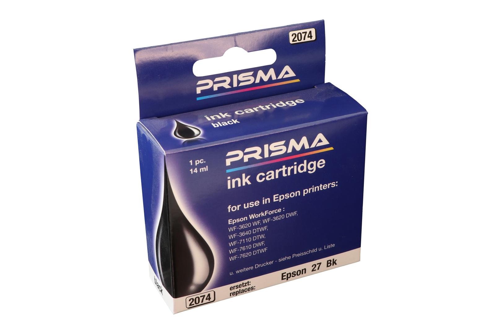 PRISMA 2074 Druckerpatrone für Epson Tintenstrahldrucker, schwarz, 14 ml