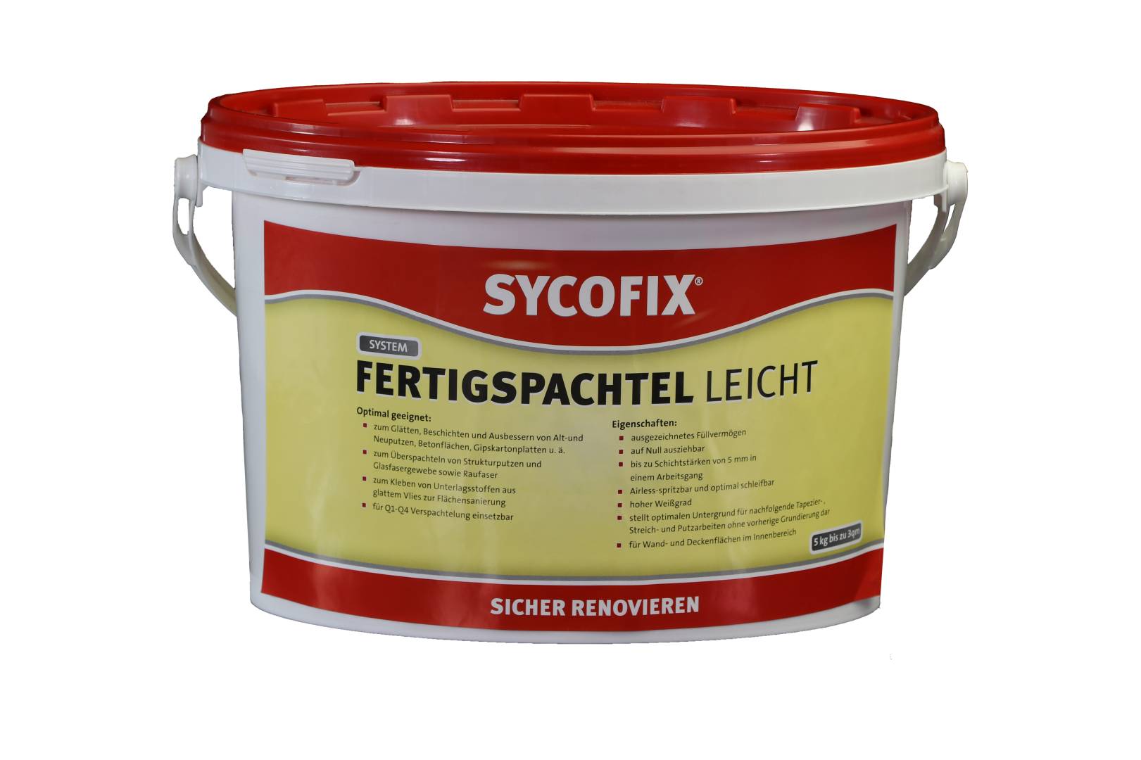 SYCOFIX Fertigspachtel Leicht, 5 kg 