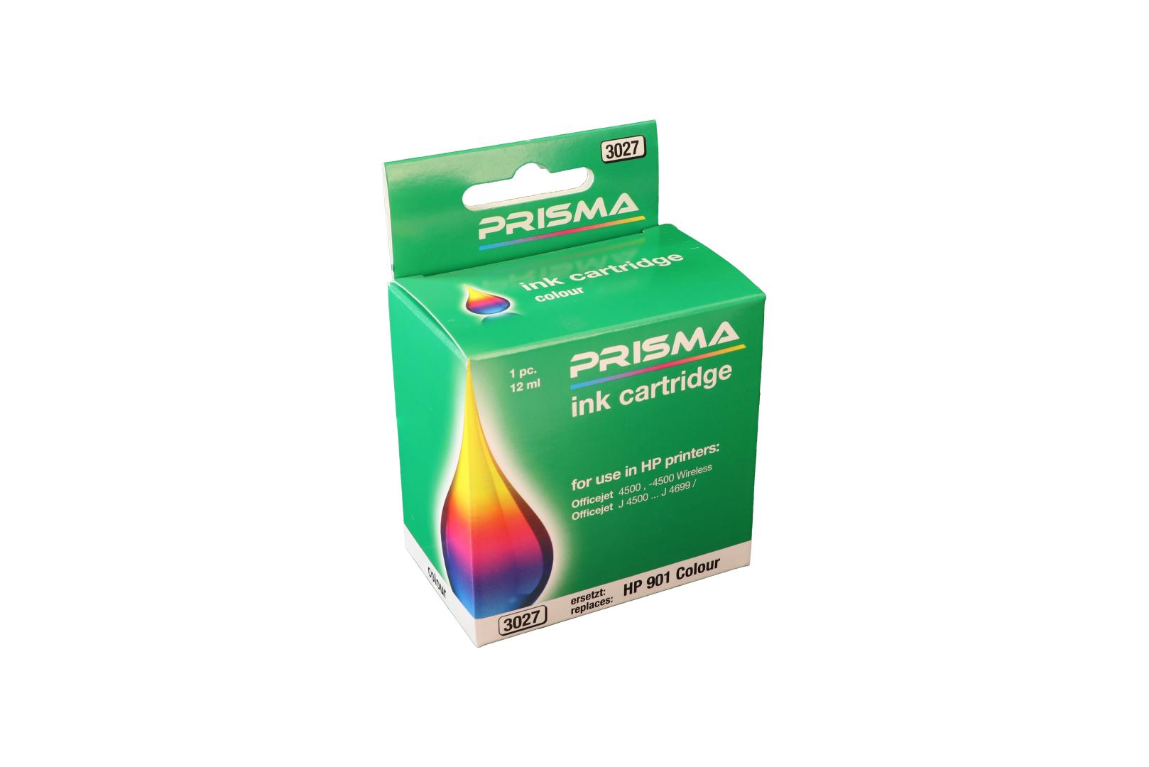 PRISMA 3027 Druckerpatrone für HP Tintenstrahldrucker, color, 12 ml