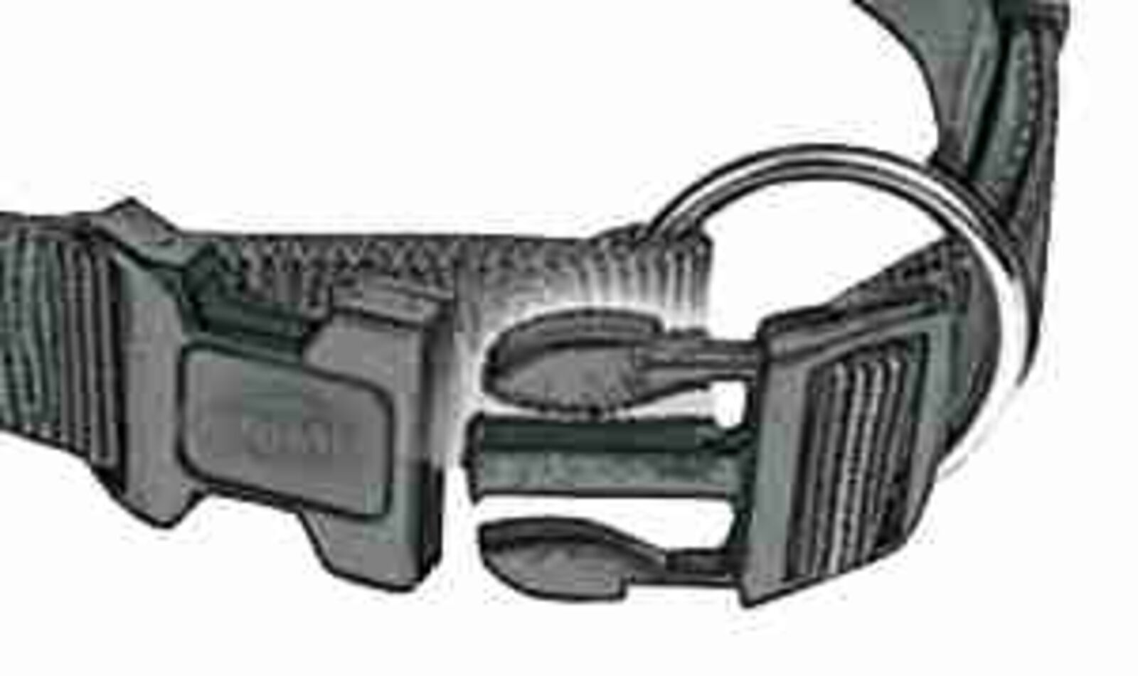 TRIXIE Premium Halsband, L–XL: 40–65 cm / 25 mm, karamell
