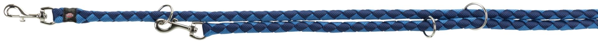 TRIXIE Cavo V-Leine, L–XL: 2,00 m / Ø 18 mm, indigo / royalblau