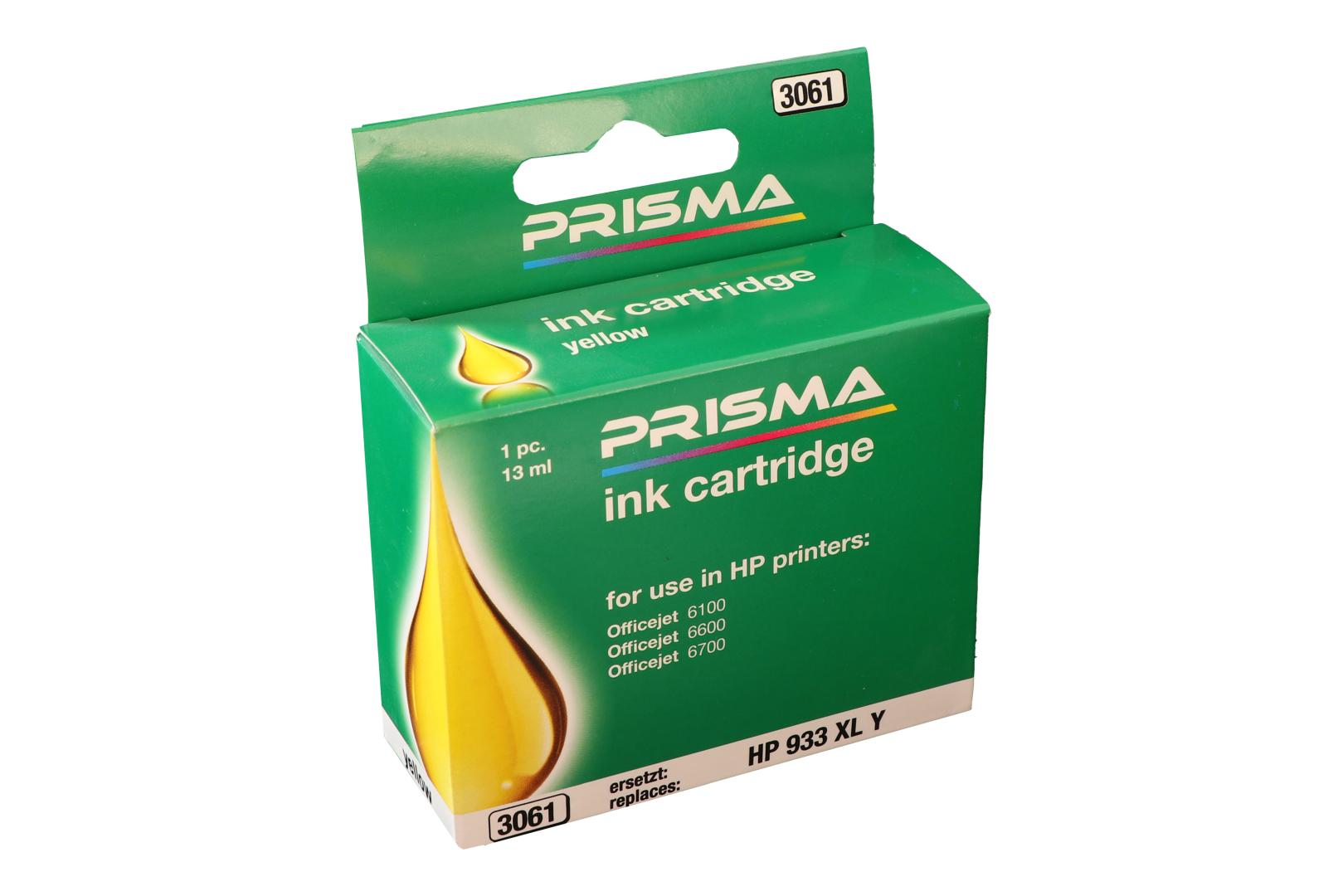 PRISMA 3061 Druckerpatrone für HP Tintenstrahldrucker, yellow, 13 ml
