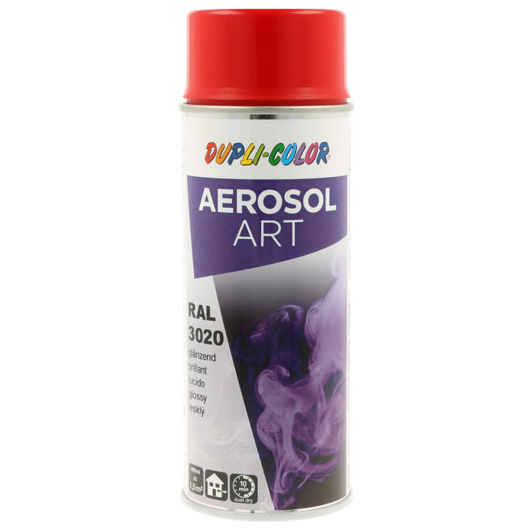 DUPLI-COLOR Aerosol Art RAL 3020 verkehrsrot glanz, 400 ml
