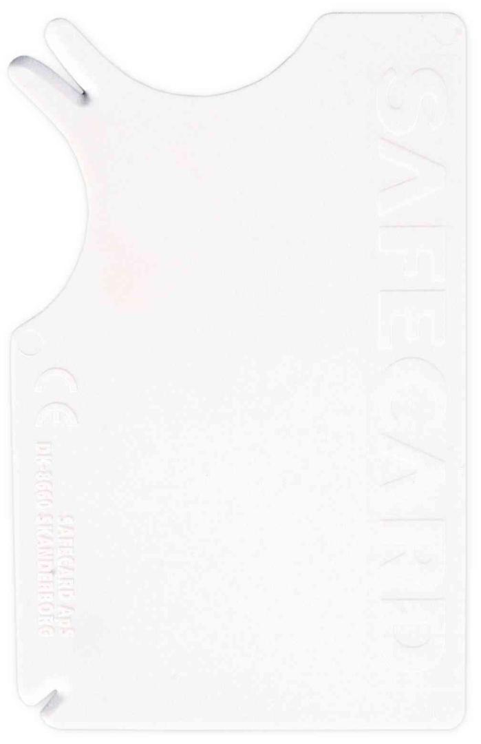TRIXIE Safecard Zecken-Entferner, Kunststoff, 8 x 5 cm, weiß