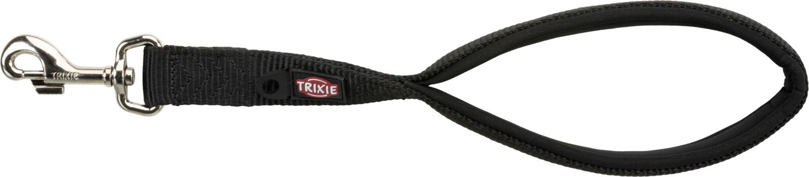 TRIXIE Premium Kurzführer, M–XL: 37 cm / 25 mm, schwarz